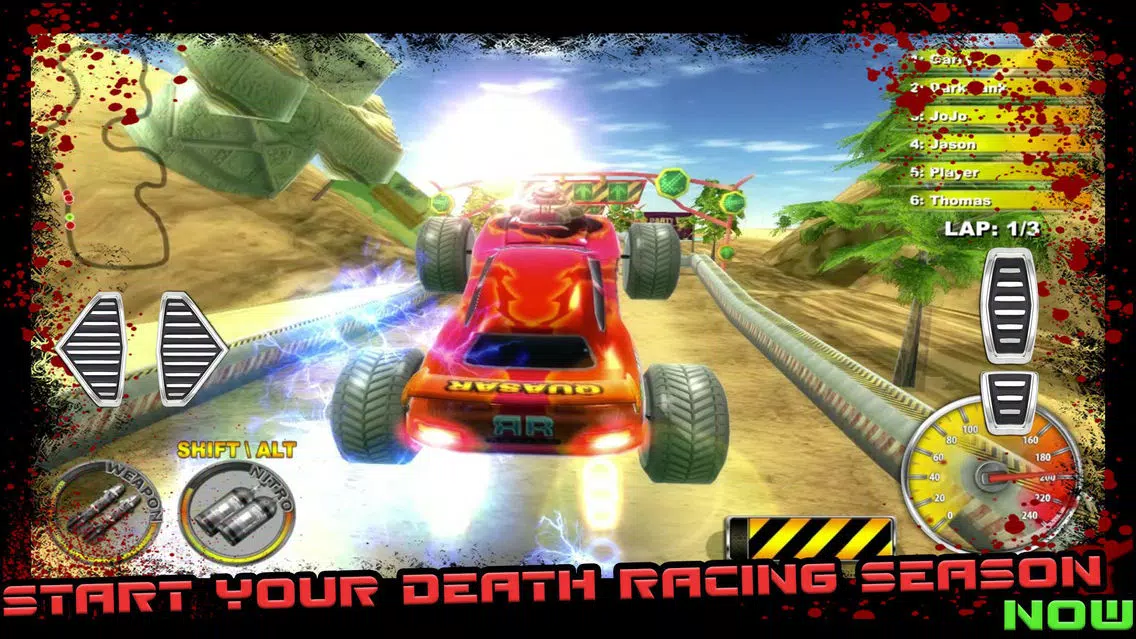 Captures d'écran de Lethal Death Race
