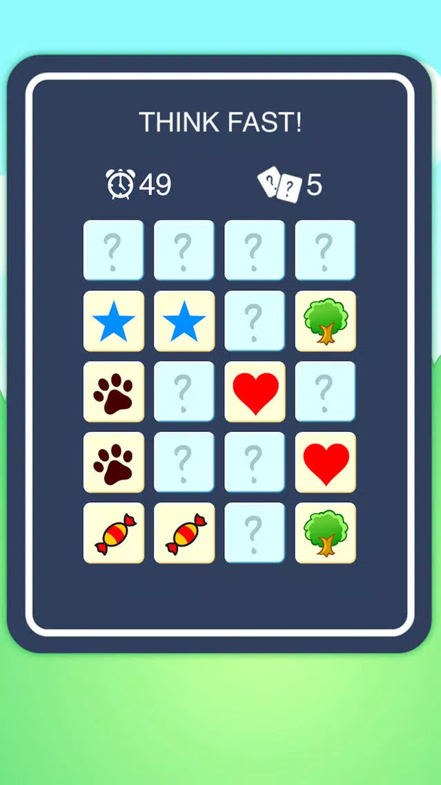 Think Fast - Memory Game Screenshots