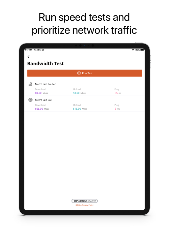 Arrowhead Superior Wifi iPad Screenshots