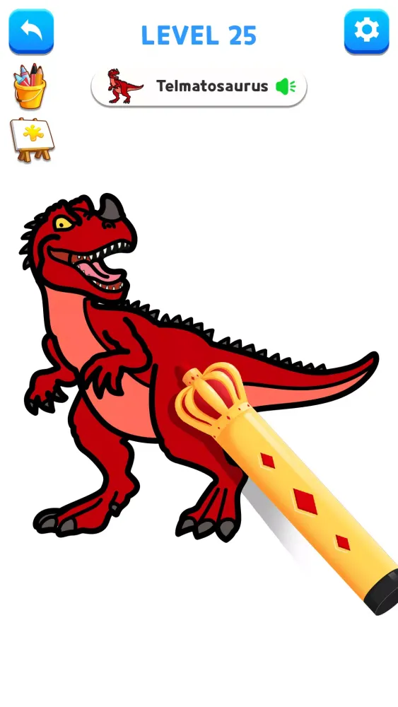 Dino Coloring Page - Dinosaurs Screenshots