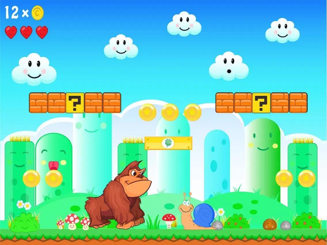 Super Kong - Monkey Adventure Free iPad  سکرین شاٹس