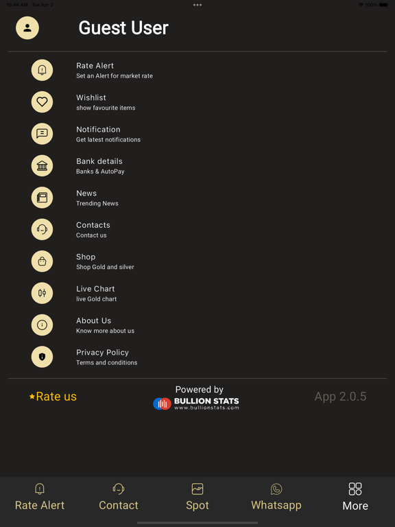 Beauty World Bullion iPad Screenshots