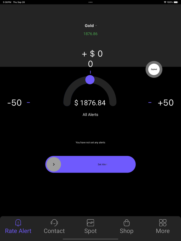 Bullionstats Lite iPad Screenshots