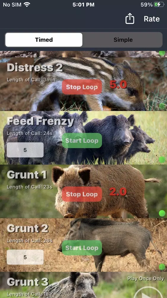 Hog Calls Screenshots