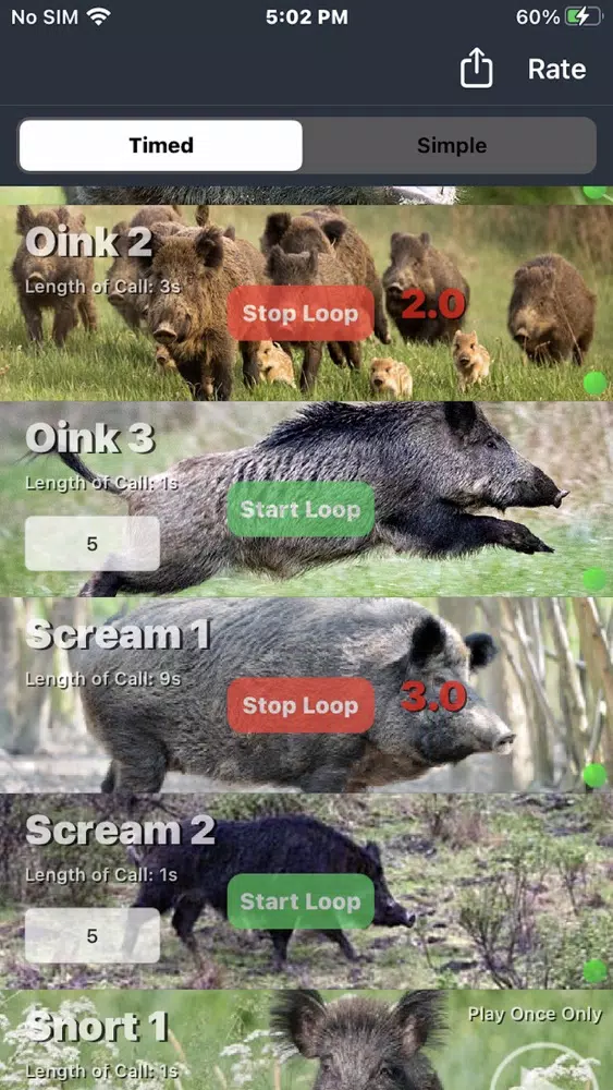 Hog Calls Screenshots
