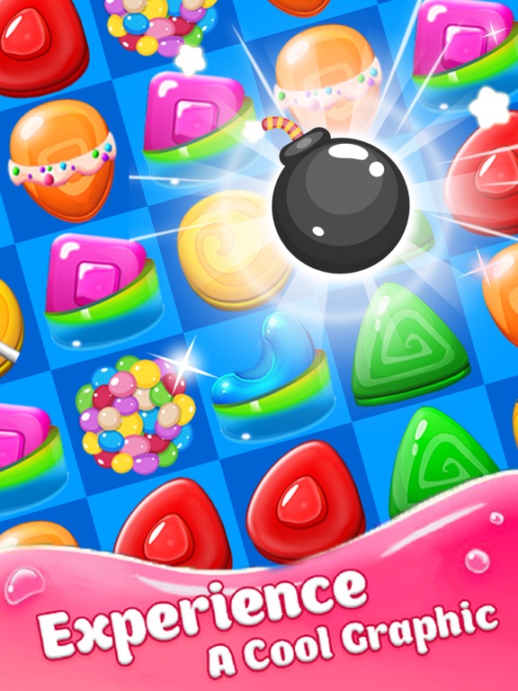 Cookie Crush Mania - Sweet Yummy Match 3 Game Free iPad Screenshots