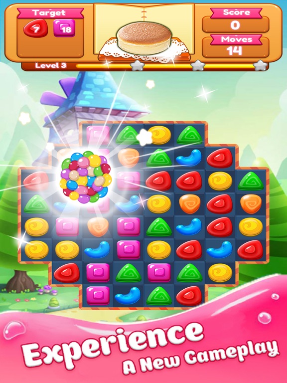 Cookie Crush Mania - Sweet Yummy Match 3 Game Free iPad Screenshots