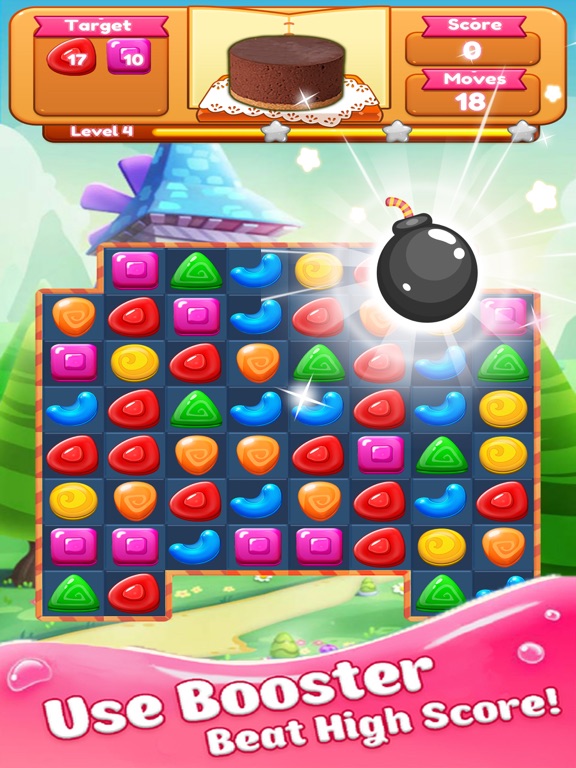 Cookie Crush Mania - Sweet Yummy Match 3 Game Free iPad Screenshots