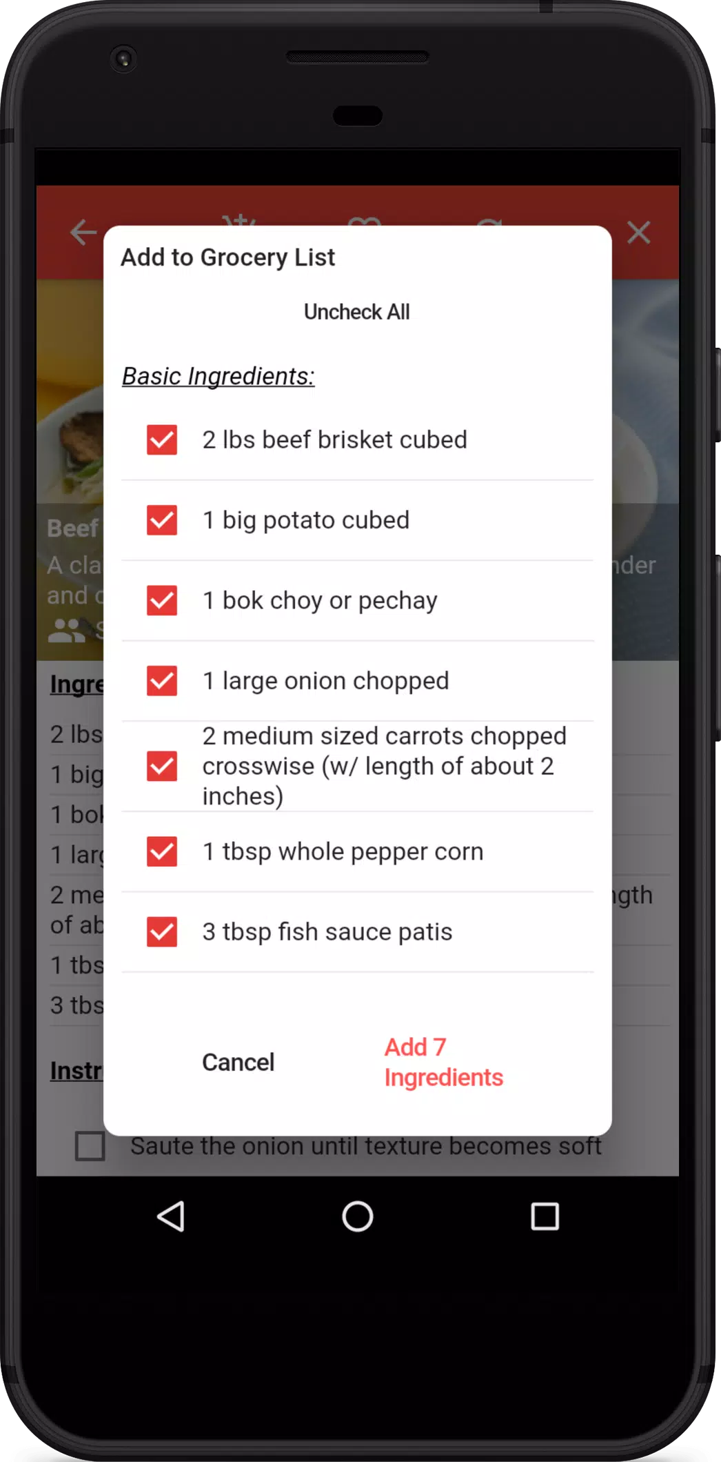 Filipino Food Recipes Screenshots