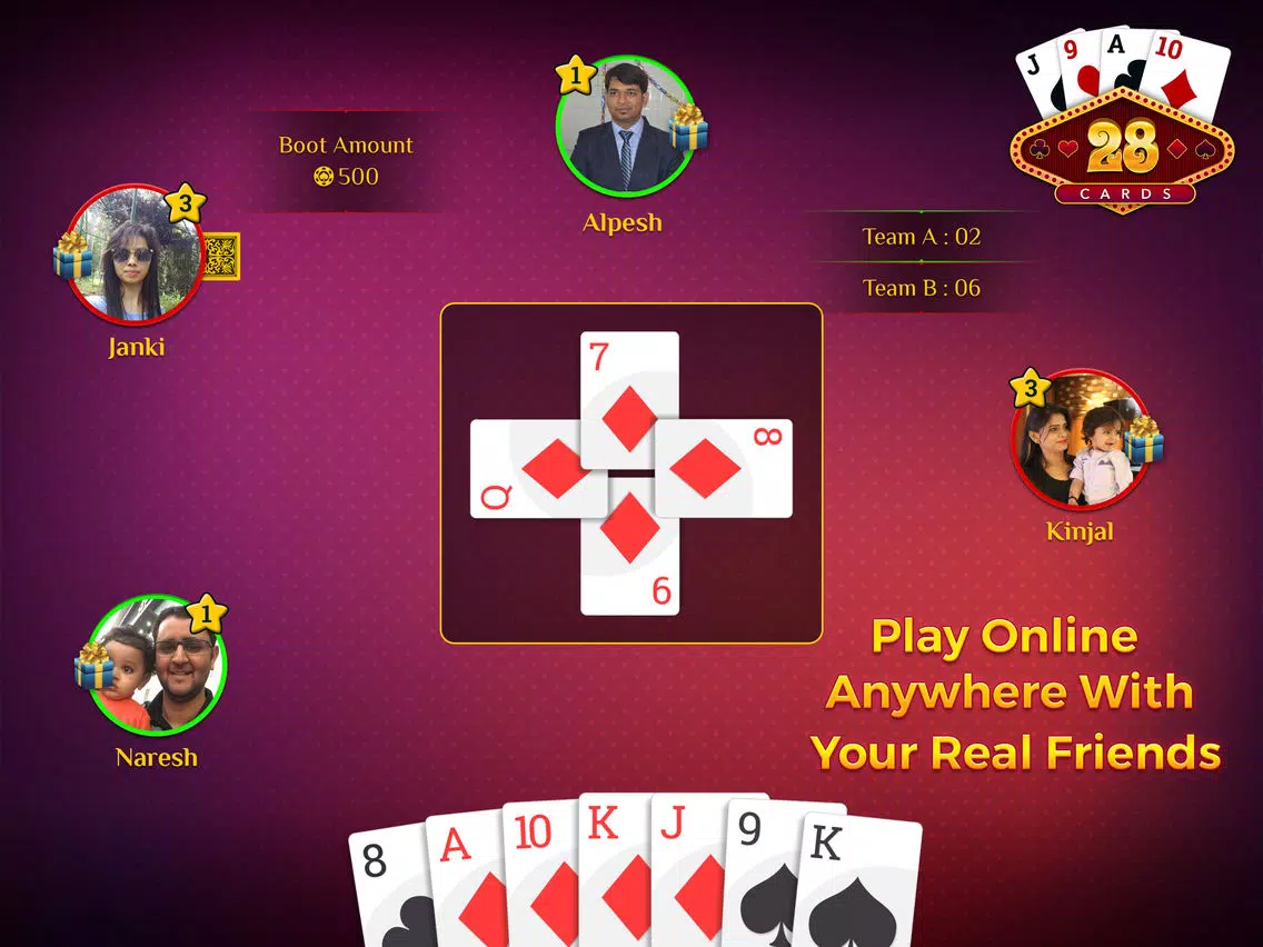 Captures d'écran de 28 Card Game Multiplayer iPad