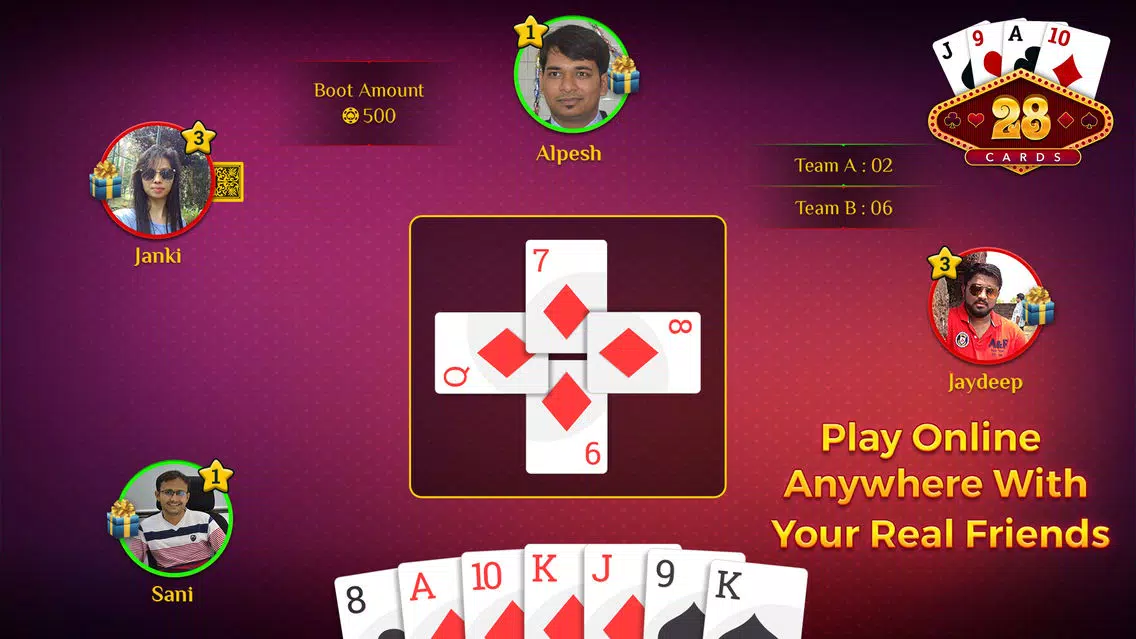Captures d'écran de 28 Card Game Multiplayer