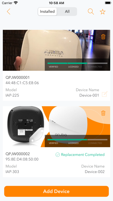 Aruba Installer Screenshots