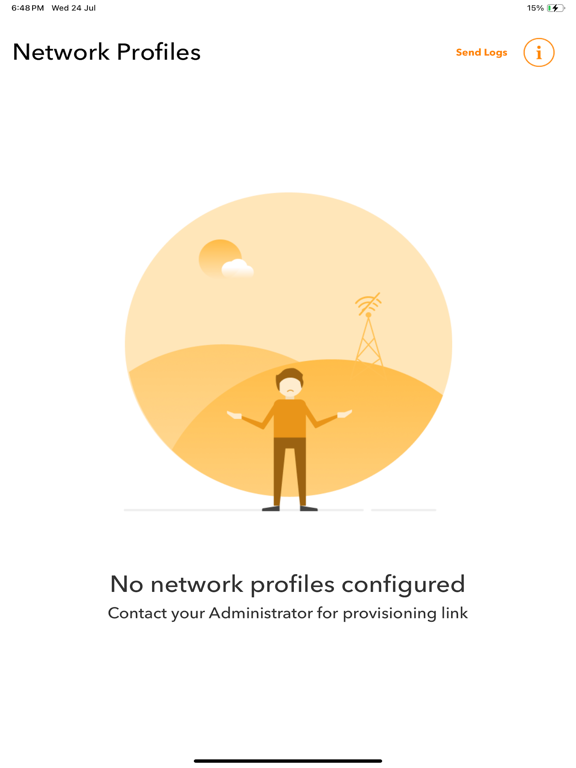 HPE Aruba Networking Onboard iPad Screenshots