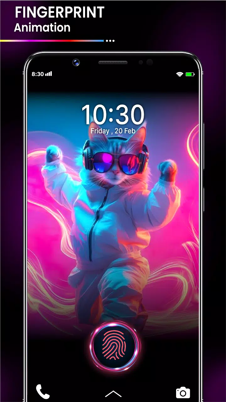 Live Fingerprint Animation App Screenshots