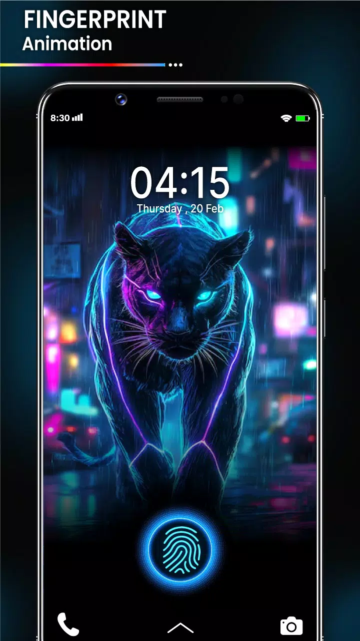 Live Fingerprint Animation App Screenshots