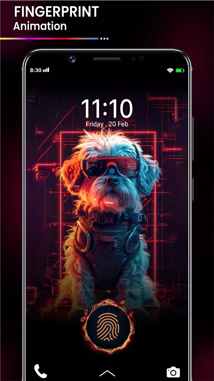 Live Fingerprint Animation App Screenshots