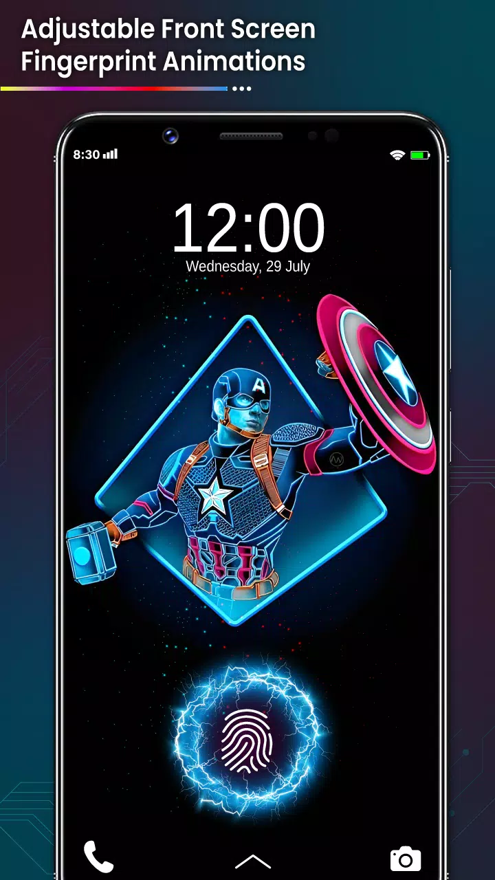 Live Fingerprint Animation App Screenshots