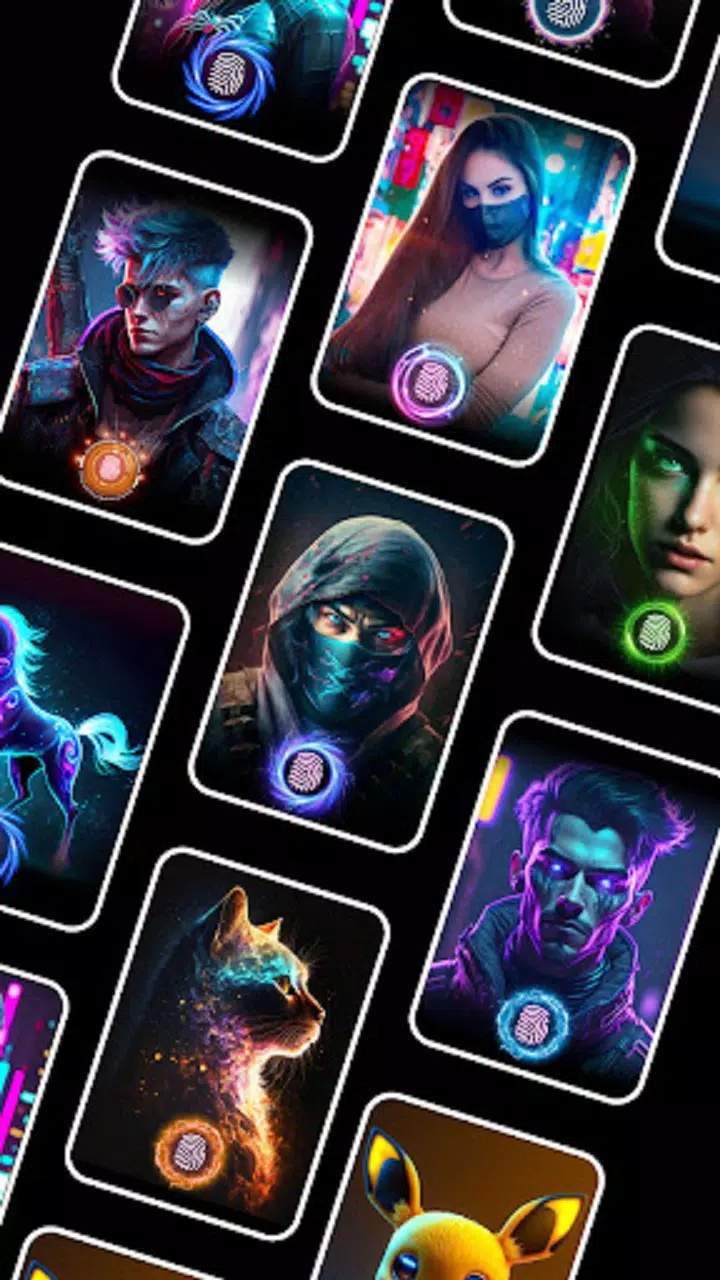Live Fingerprint Animation App Screenshots