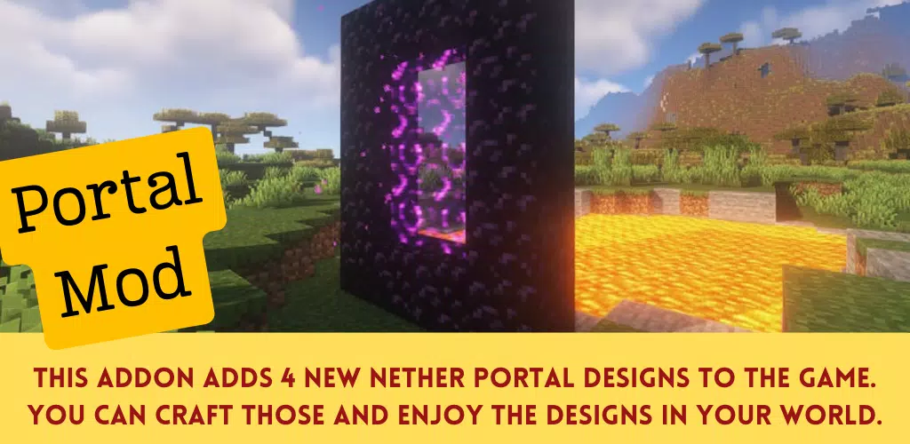 Portal Mod for Minecraft PE Screenshots