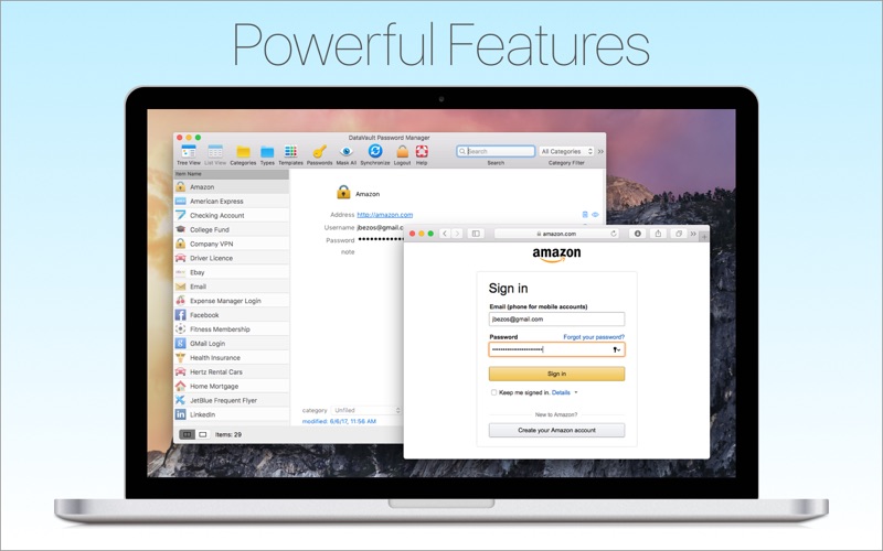 Password Manager Data Vault Screenshots