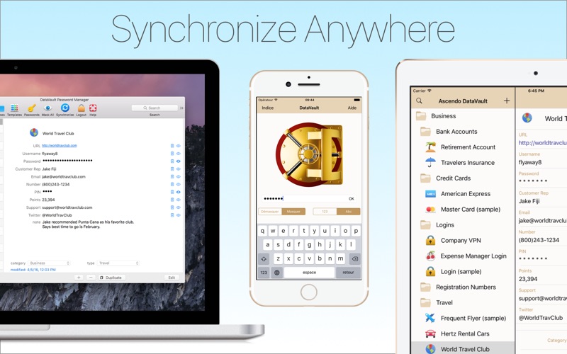 Password Manager Data Vault Screenshots