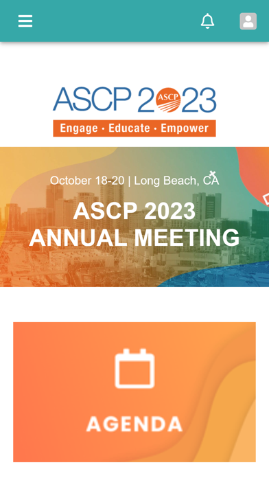 ASCP 2023 Annual Meeting Screenshots
