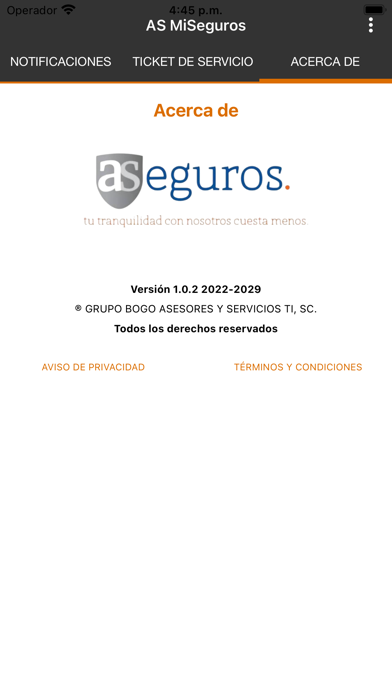 Aseguros Movil Screenshots