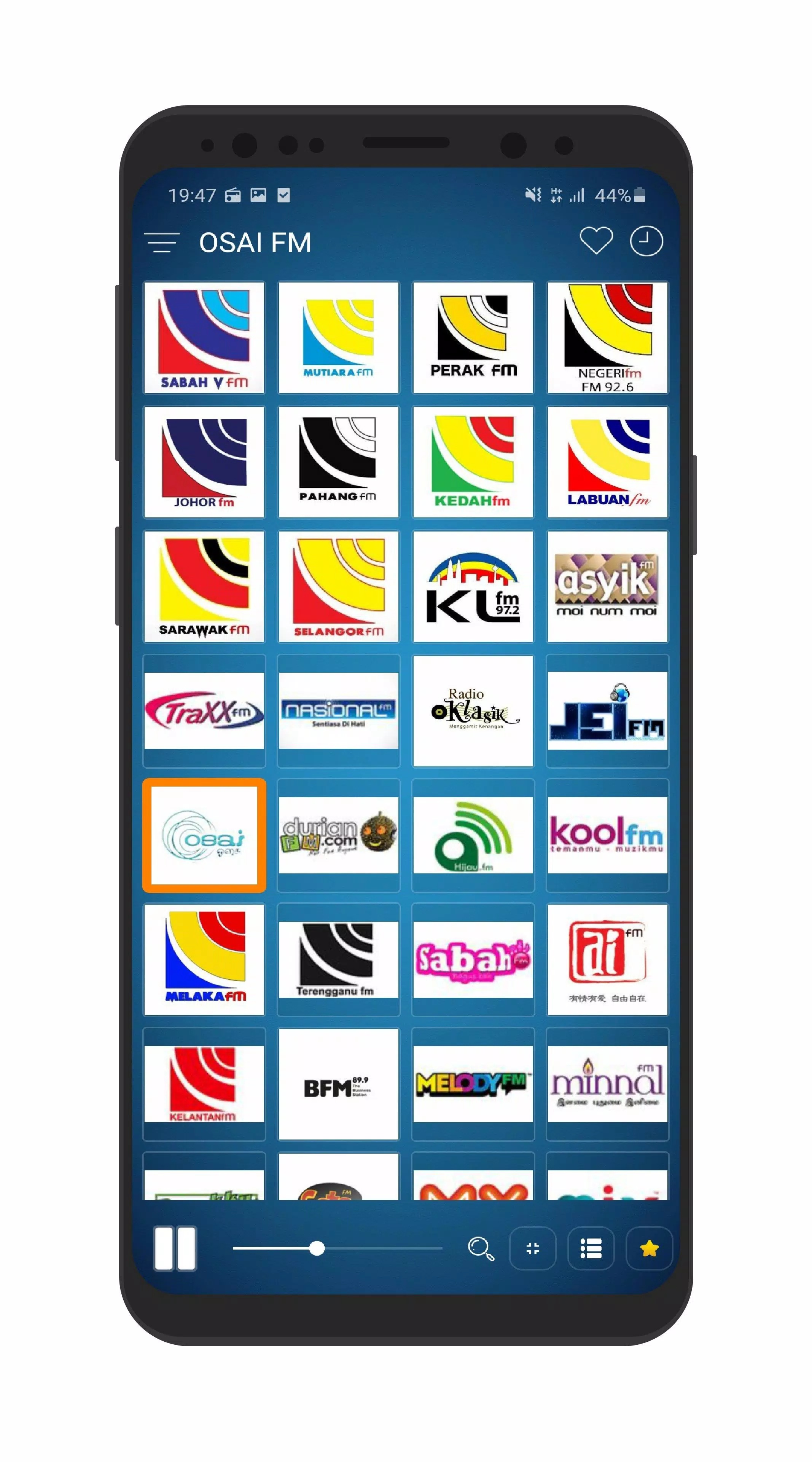 Malaysian Radio Stations Screenshots