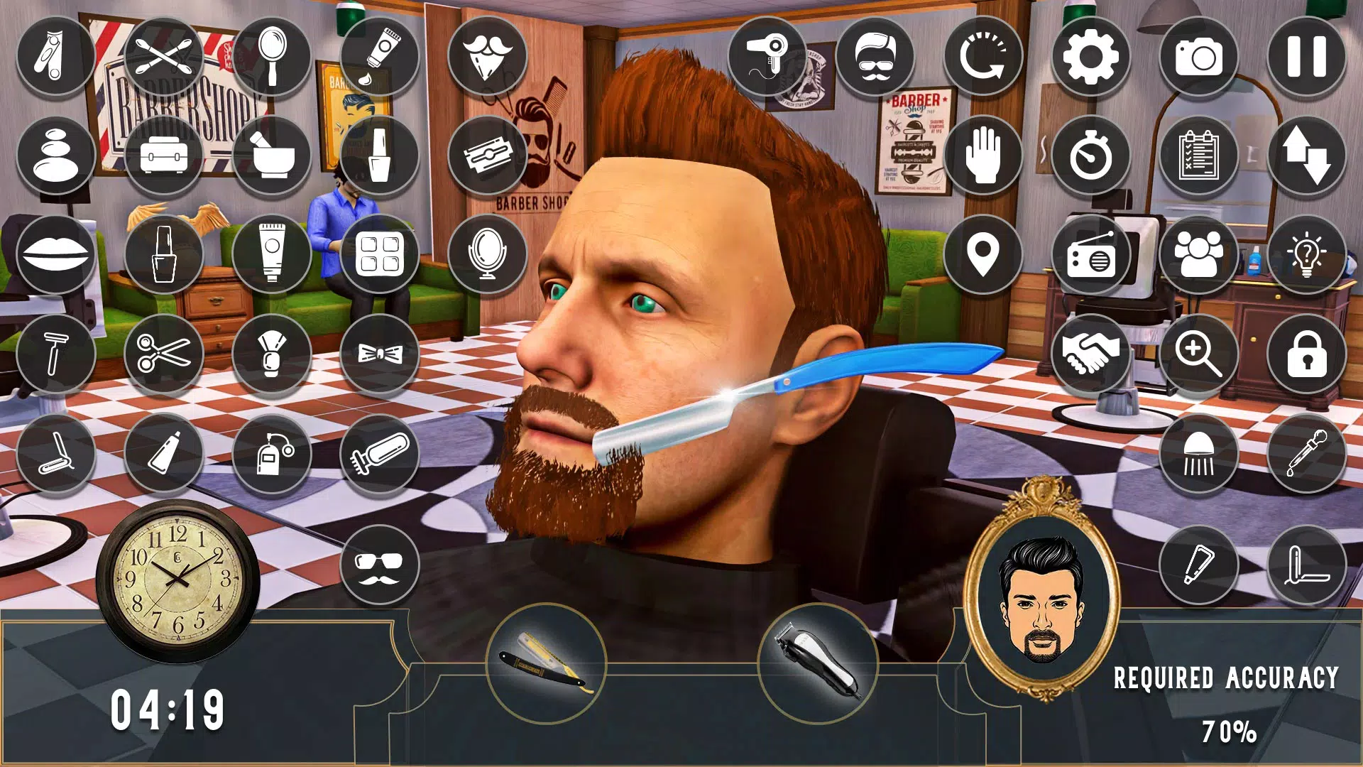 Barber Shop Hair Cutting Games Screenshots