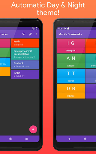 Mobile Bookmarks Screenshots