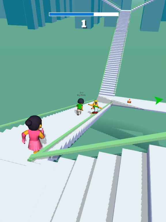 Stair Running Down iPad  स्क्रीनशॉट