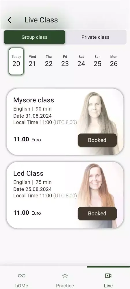 Ashtanga Yoga Home Screenshots