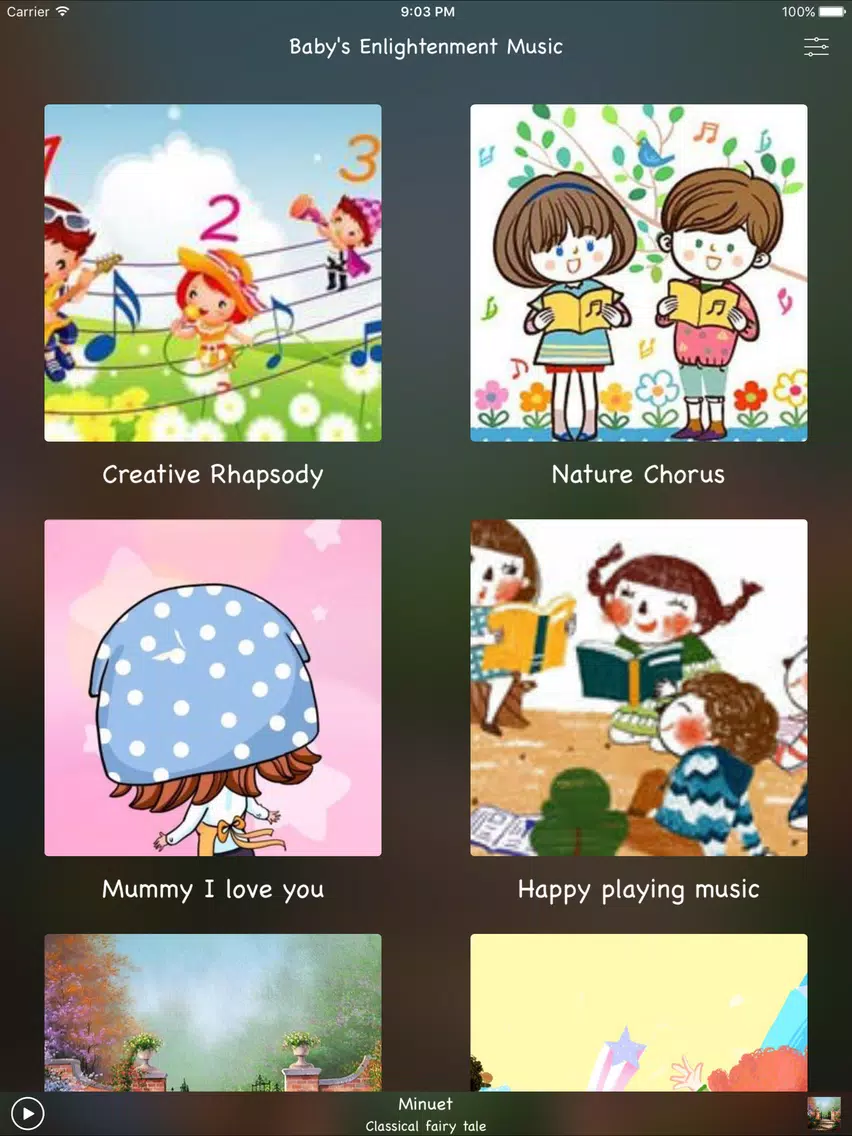 Baby's Enlighten Music-Baby,Daddy,Mommy iPad 스크린샷