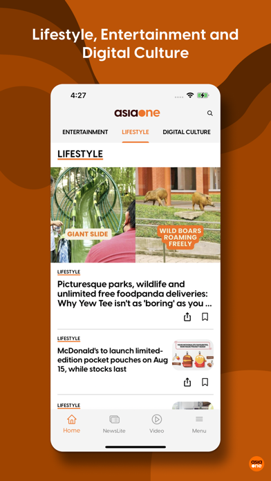 AsiaOne Screenshots