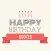 Happy Birthday Wishes Quotes Sticker Pack