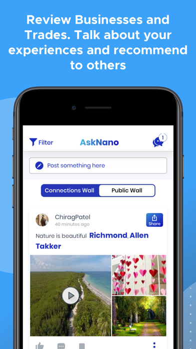 AskNano - Listing Businesses Screenshots