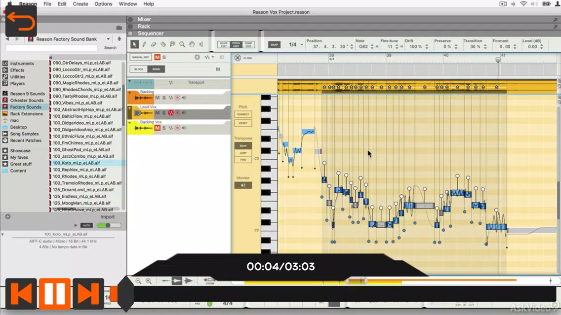 Pitch Editing Course By AV Screenshots