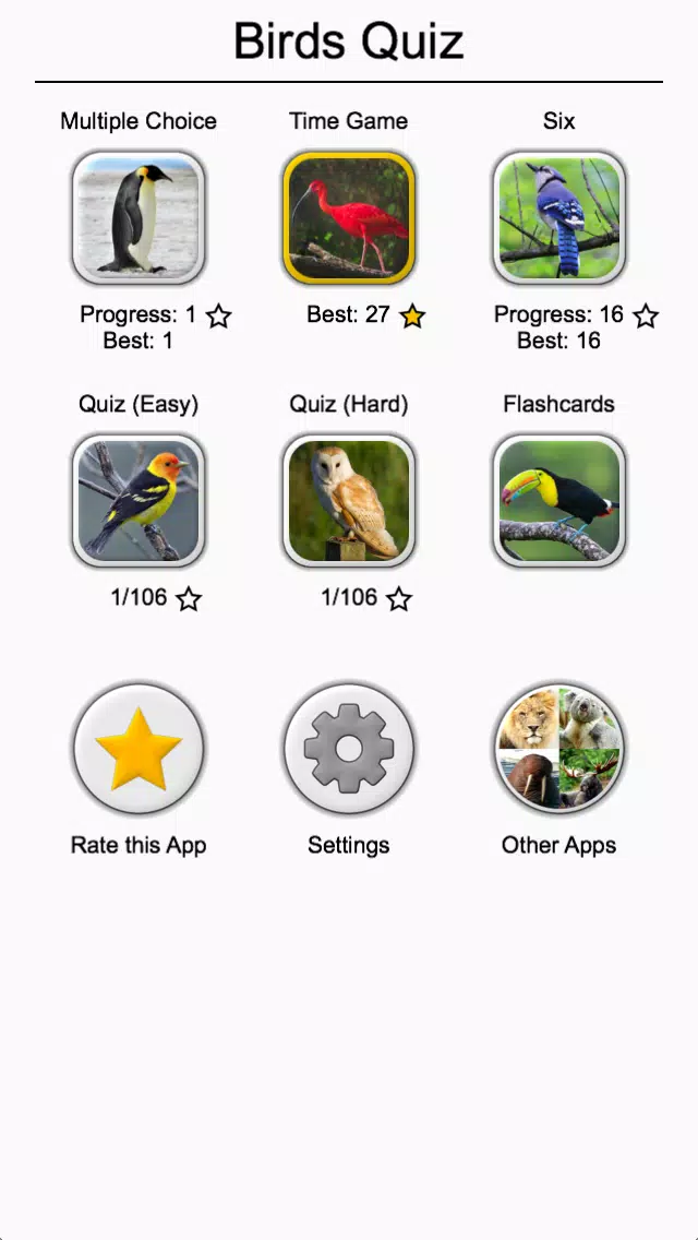 Bird World - Famous Birds Quiz Screenshots