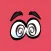 Photobomb Stickers - Cartoon Eye for iMessage