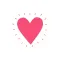 Pink Love Heart Stickers Pack