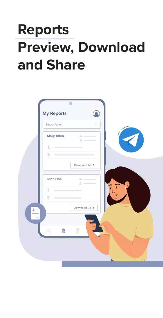 Screenshot di Assure Pathlabs