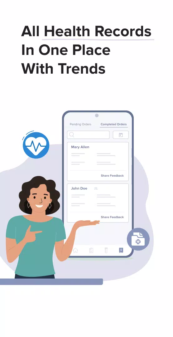Screenshot di Assure Pathlabs