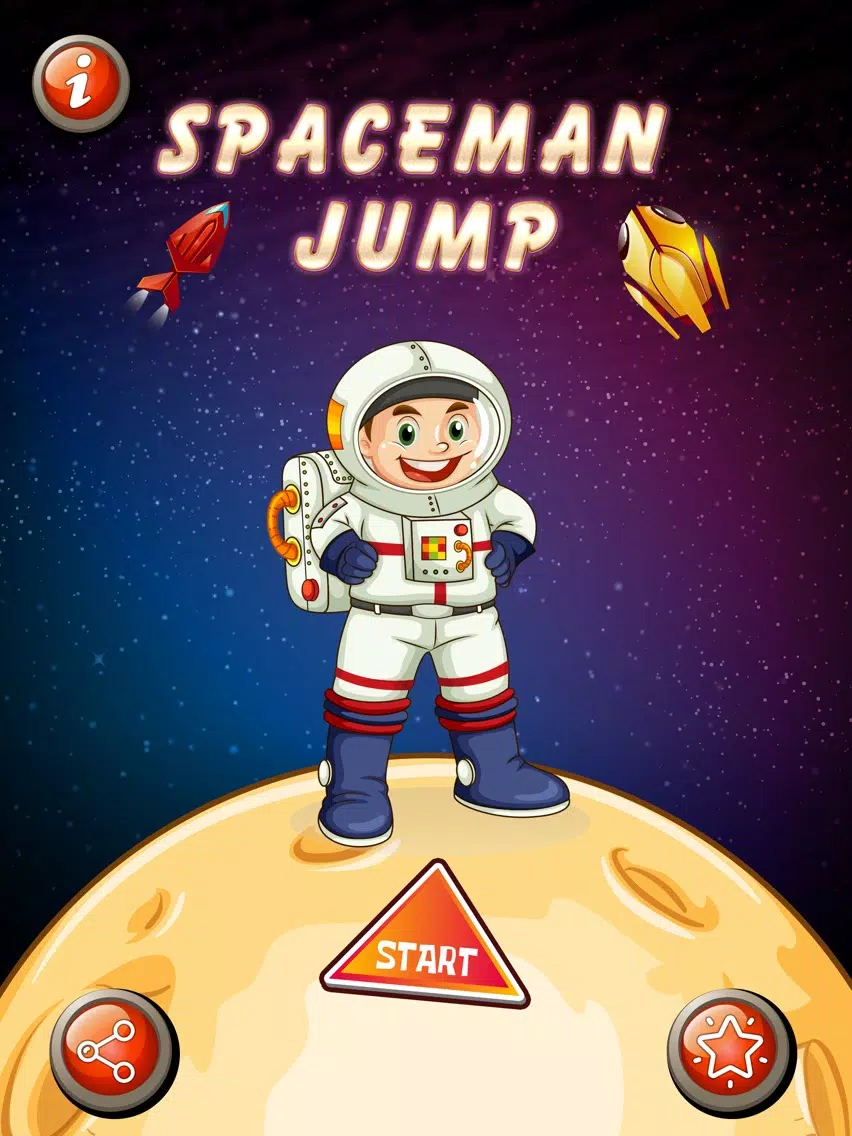 Spaceman : Super Endless Jump iPad Screenshots