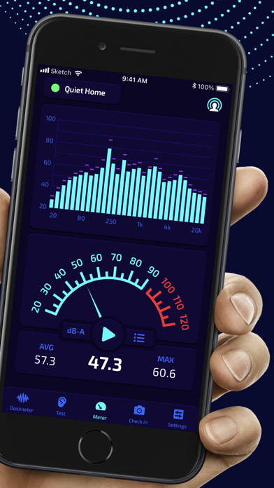 dBPocket Digital Decibel Meter Screenshots