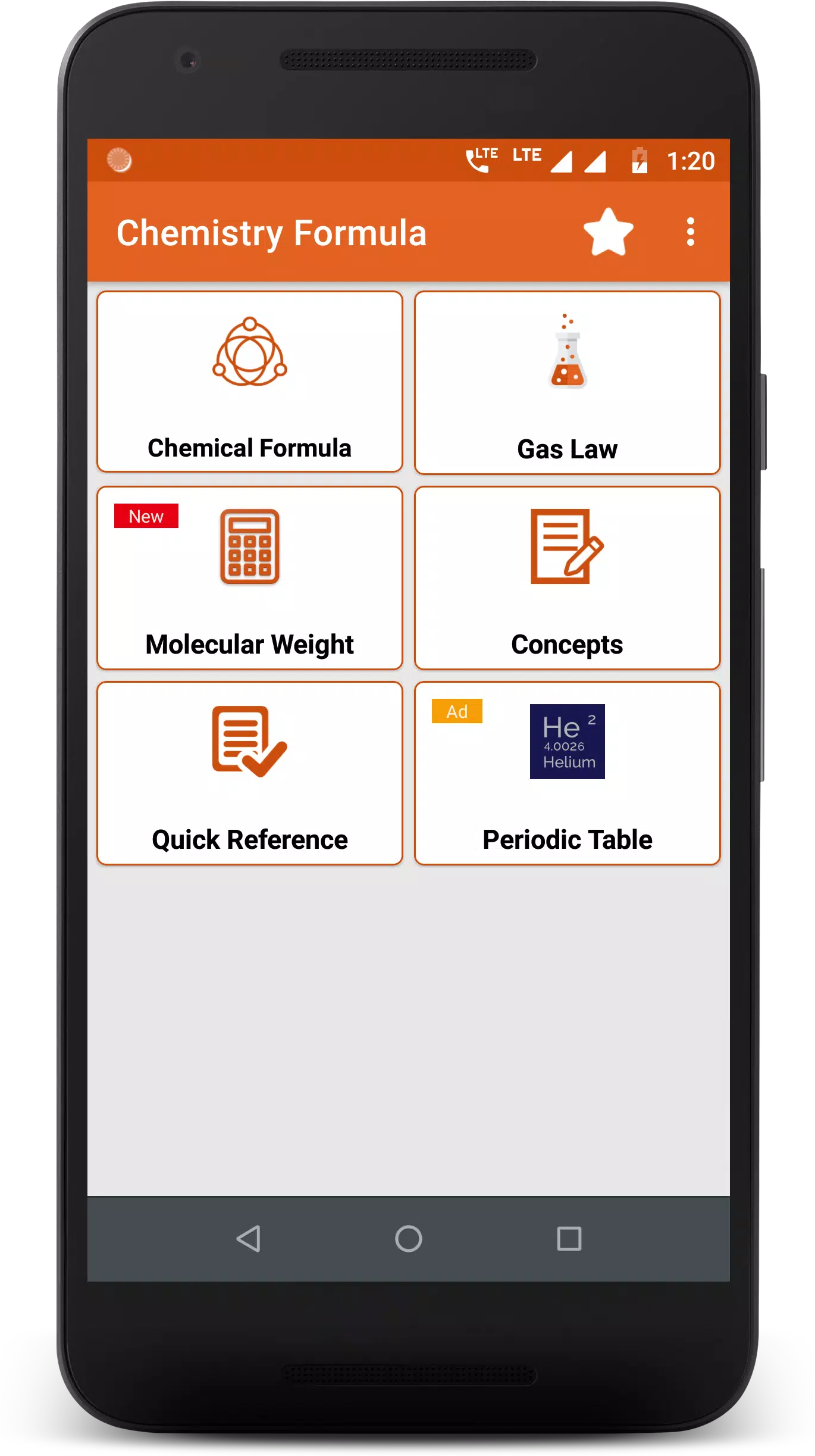 Chemistry Formula Screenshots