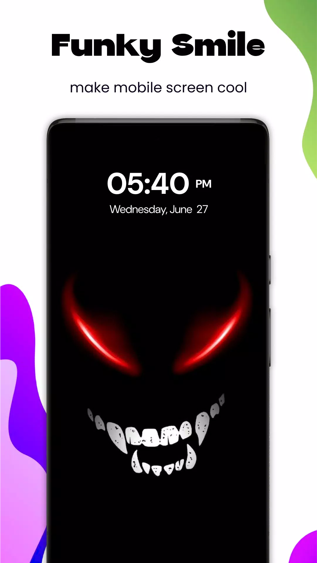 Funky Smiles Live Wallpaper应用截图