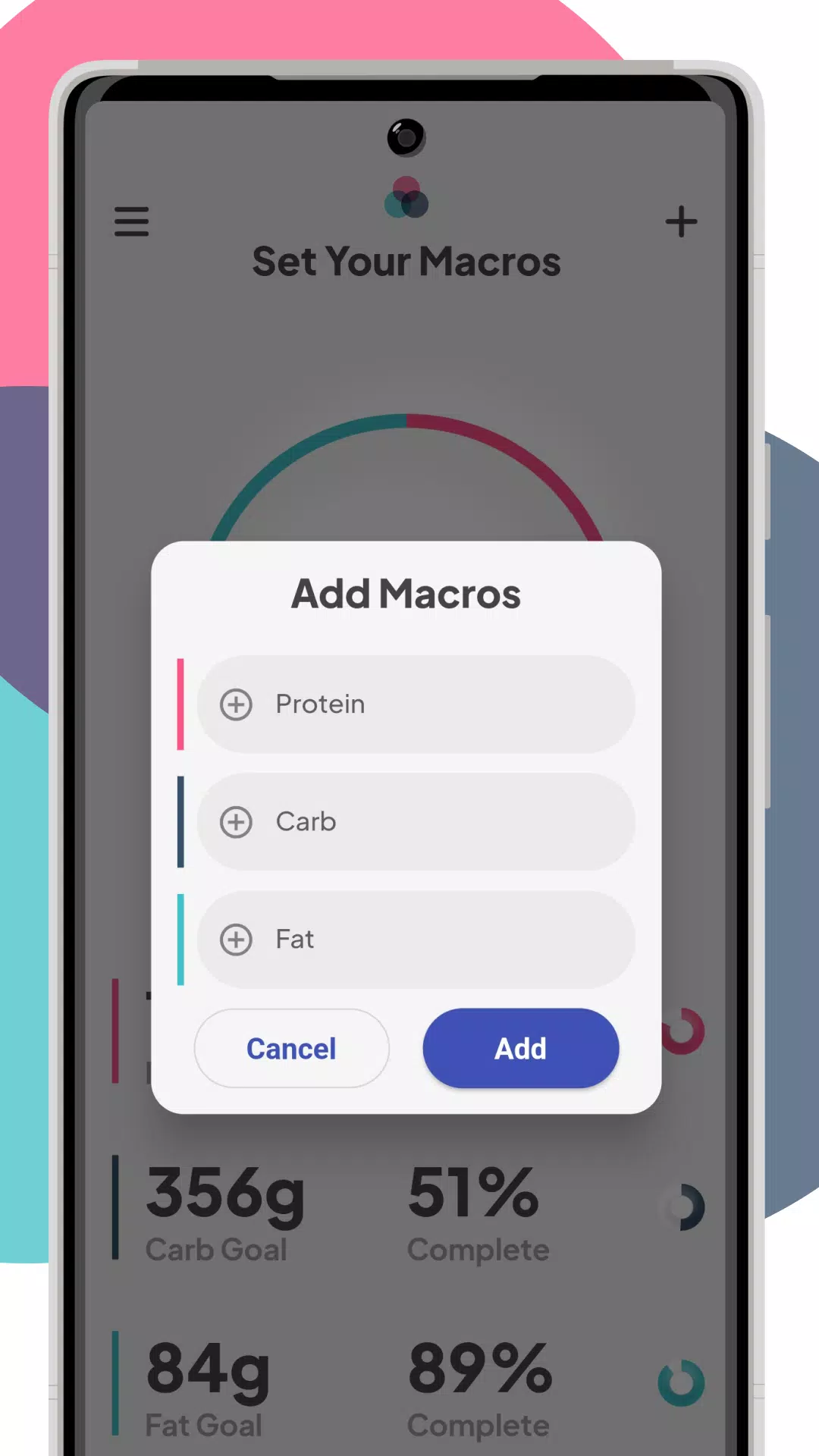 Balance - Macro Tracker Screenshots