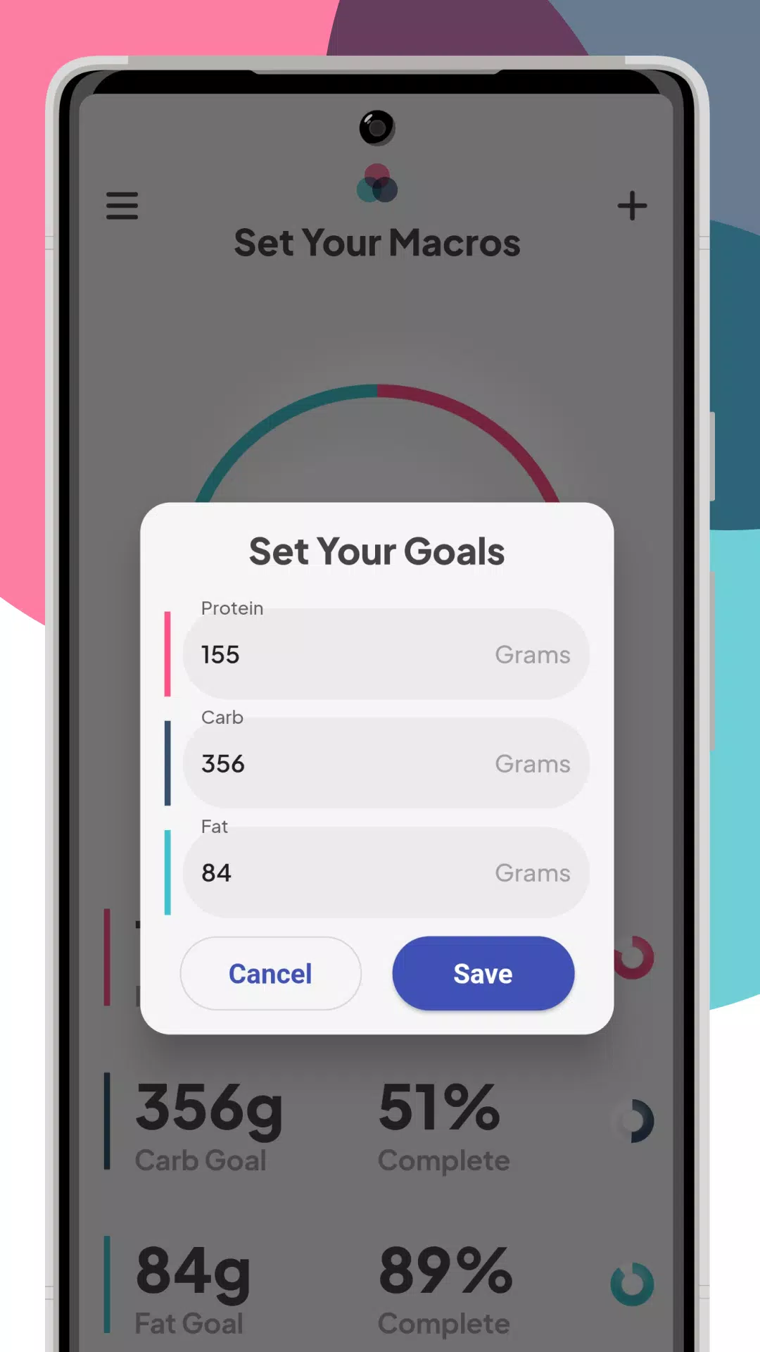 Balance - Macro Tracker Screenshots