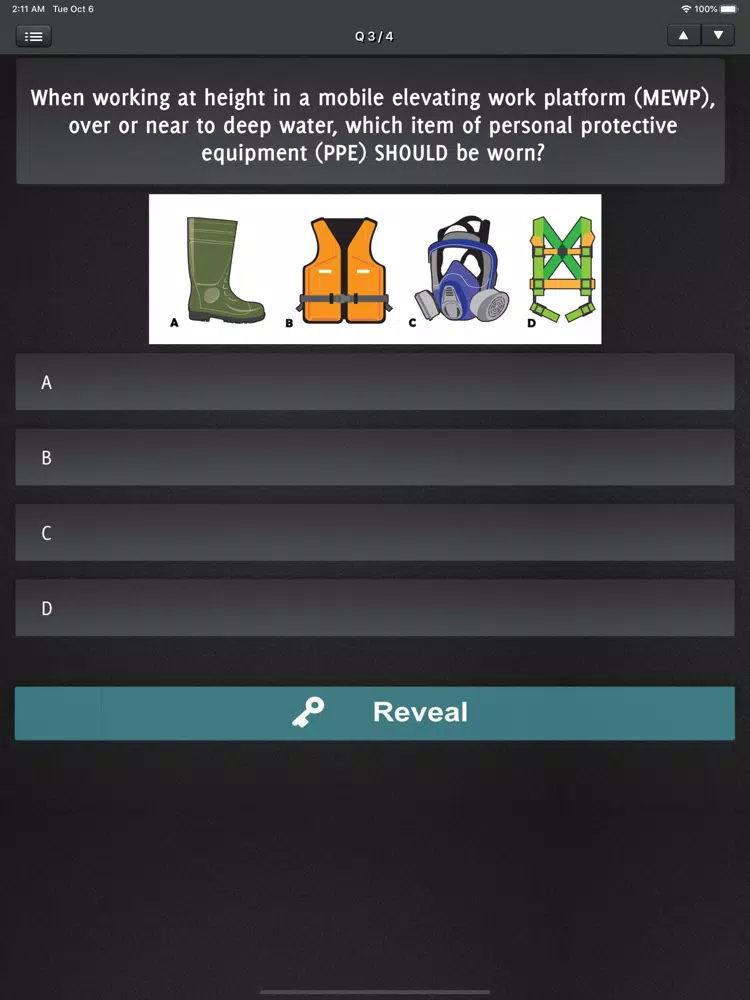 CSCS MAP Test Revision iPad Screenshots
