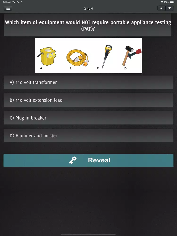 CSCS MAP Test Revision iPad Screenshots